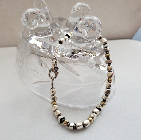 Silpada Sterling Silver & Gold Filled Bracelet - Picture 10 of 16